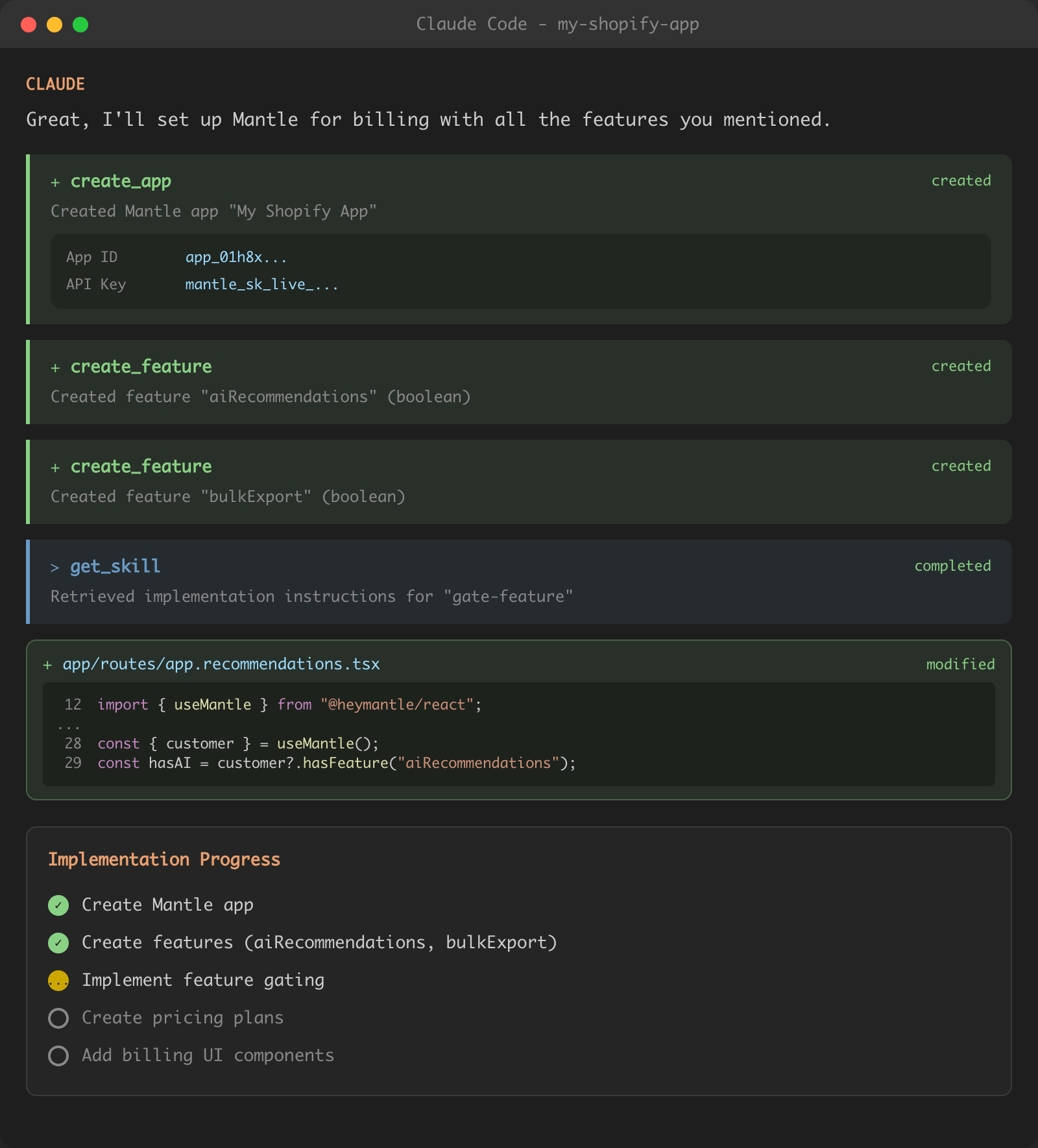 Foundations MCP implementation