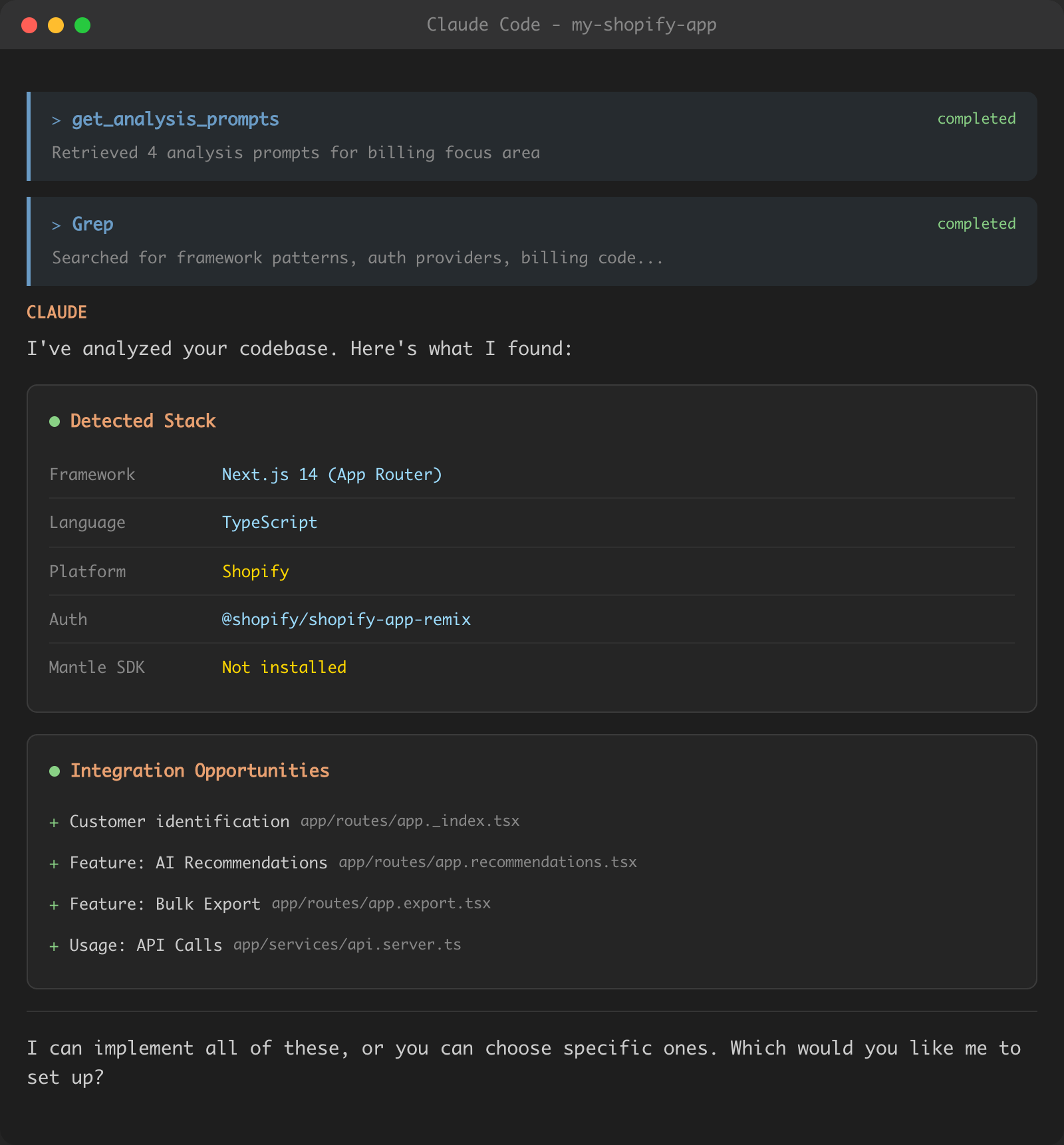Foundations MCP codebase analysis