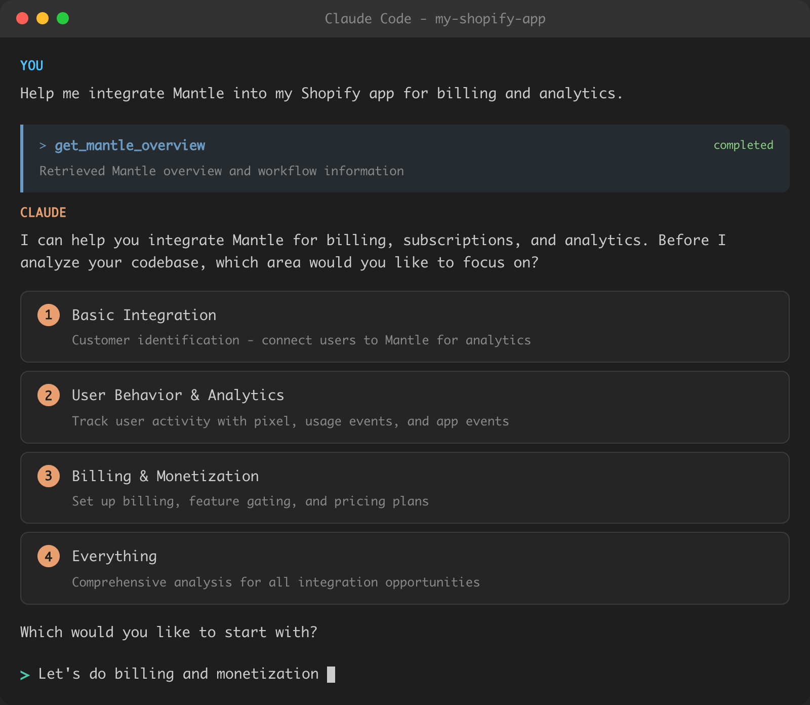 Foundations MCP initial conversation